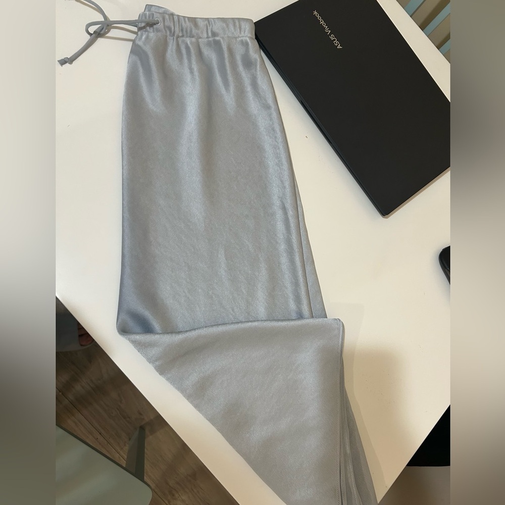 Aritzia Light Gray Maxi Skirt
